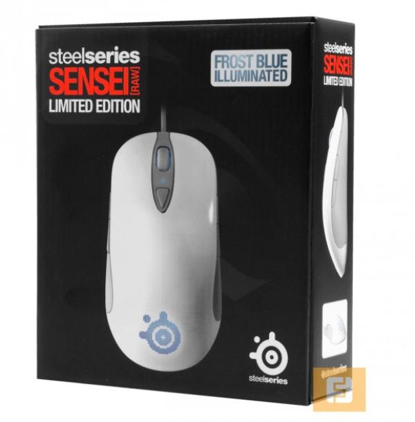 Сенсей интернет магазин. Steelseries Sensei Frost Blue Edition. Steelseries коробка. Sensei Raw Frost. Оригинальная упаковка Steelseries.