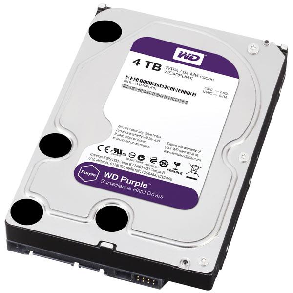 Представлены жесткие диски для систем видеонаблюдения WD Purple