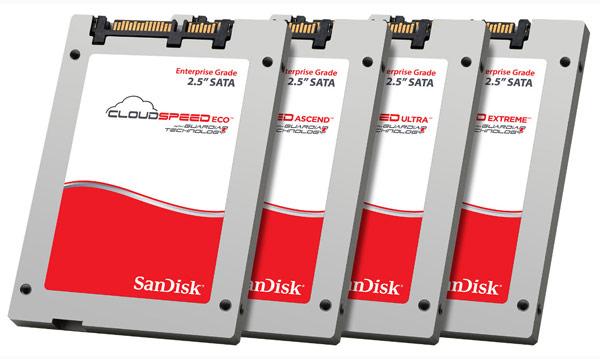 SSD SanDisk CloudSpeed Extreme на 19-нанометровой памяти NAND выдерживают 10 полных перезаписей в день в течение пяти лет