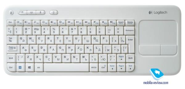 Беспроводная клавиатура Logitech Wireless Touch Keyboard K400 — мышь больше не нужна!