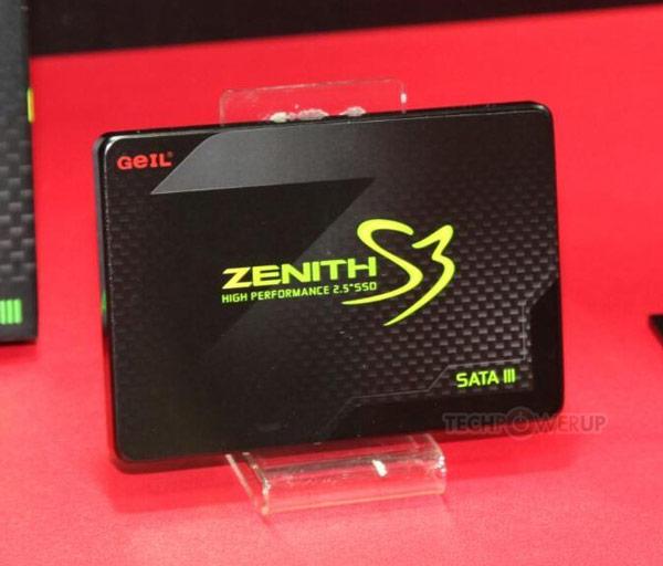 Твердотельные накопители GeIL Zenith демонстрируют скорость передачи данных до 550 МБ/с