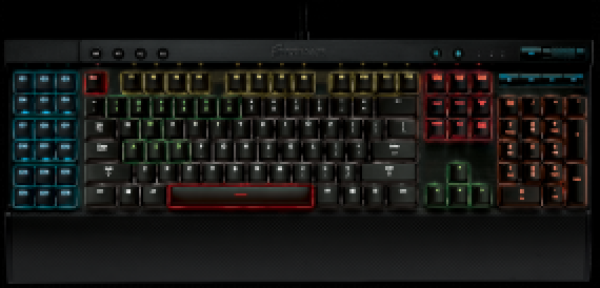 Corsair выпустила первую игровую клавиатуру на Cherry MX RGB с цветной подсветкой
