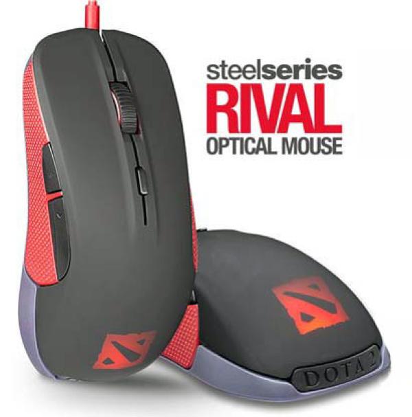 SteelSeries готовит к продаже проводную игровую компьютерную мышку Rival Dota 2 Edition