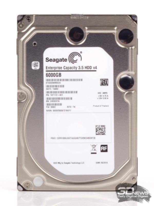 Обзор Seagate Enterprise Capacity 3.5 HDD V.4: 6 терабайт без гелия