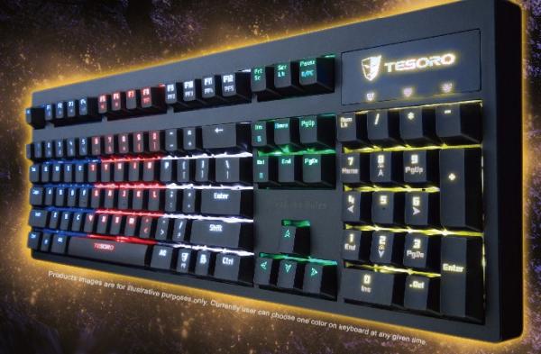 Tesoro Excalibur RGB: механическая клавиатура с многоцветной подсветкой