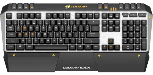 Cougar планирует начать продажи новой механической игровой клавиатуры модели 600K