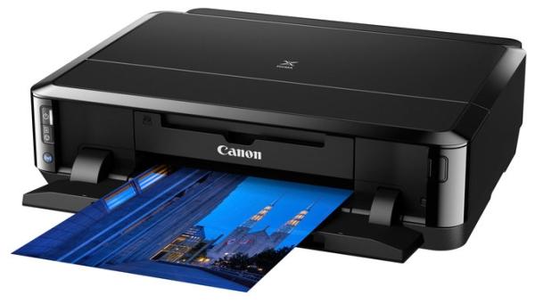 Принтер струйный Canon PIXMA iP7240, A4, 9600*2400, 15/10стр/мин, 5 цветов, USB2.0, WiFi, печать без полей, печать на CD/DVD, дуплекс