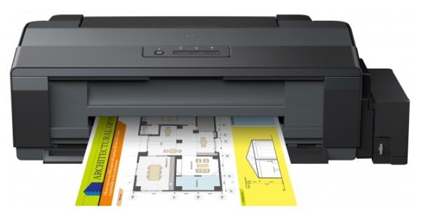 Принтер струйный Epson L1300, A3, 5760*1440dpi, 30/17стр/мин, 4 цвета, USB, СНПЧ