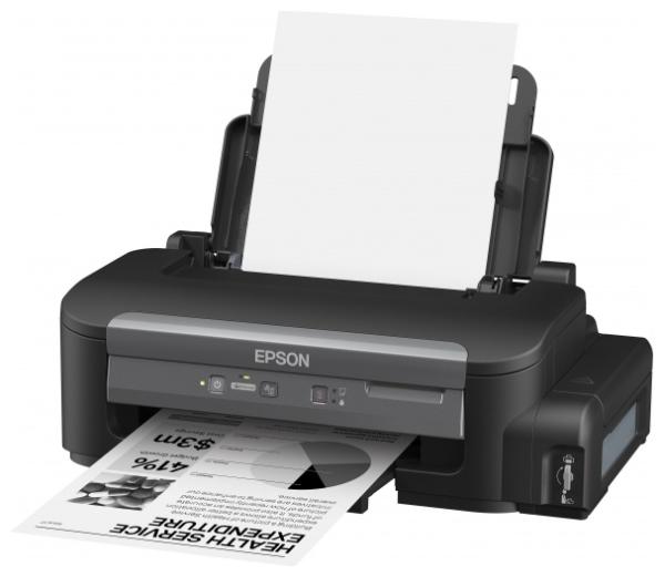 Принтер струйный Epson M100, A4, 1440*720dpi, 34стр/мин, LAN, USB2.0, СНПЧ