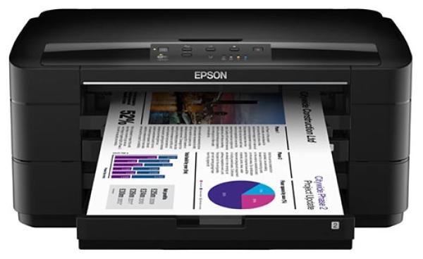 Принтер струйный Epson WorkForce WF-7015, A3+, 5760*1440dpi, 34/34стр/мин, 4 цвета, LAN, USB2.0, WiFi, дуплекс