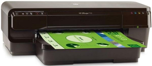 Принтер струйный HP Officejet Pro 7110 ePrinter H812a (CR768A), A3+, 600*1200dpi, 32/29стр/мин, 4 цвета, LAN, USB2.0, WiFi, печать без полей, дуплекс, 12000стр/мес