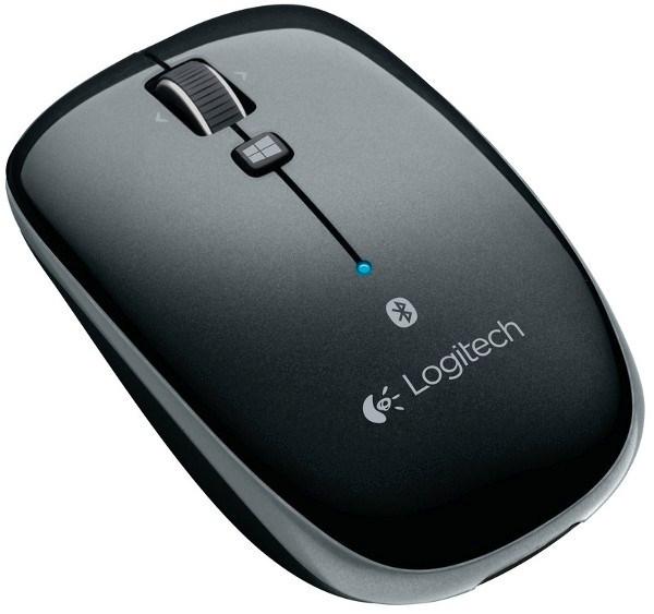 Мышь беспроводная Bluetooth оптическая Logitech M557 Bluetooth Mouse, 5 кнопок, колесо <>, 10м, 1000dpi, 2*AA, без приемника, для ноутбука, черный, 910-003959