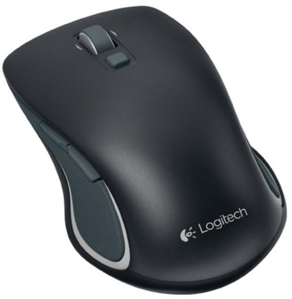 Мышь беспроводная лазерная Logitech M560 Wireless Mouse, USB, 6 кнопок, колесо <>, FM, 1*AA, черный, 910-003883