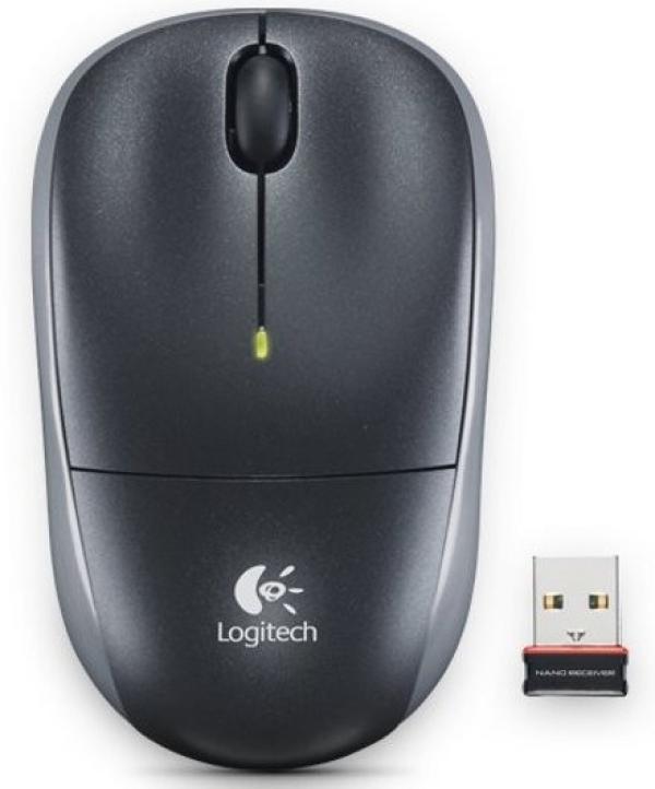 Мышь беспроводная оптическая Logitech M215 Wireless Mouse, USB, 3 кнопки, колесо, FM, 1000dpi, 1*AA, портативный приемник, для ноутбука, черный, 910-003163