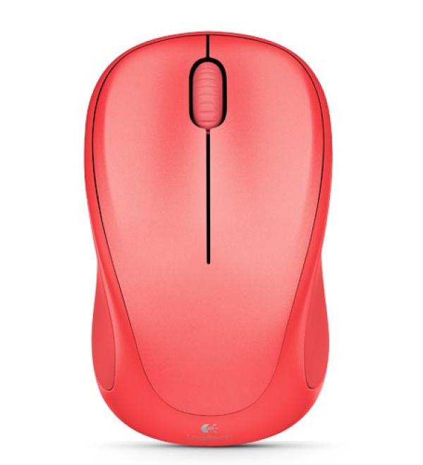 Мышь беспроводная оптическая Logitech M317 "Bubble Bath" Wireless Mouse, USB, 3 кнопки, колесо, FM, 1*AA, для ноутбука, розовый, 910-004185