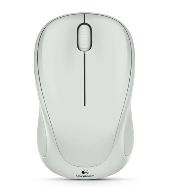 Мышь беспроводная оптическая Logitech M317 "Sensuous Silver" Wireless Mouse, USB, 3 кнопки, колесо, FM, 1*AA, для ноутбука, белый, 910-004183