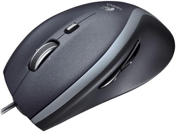 Мышь лазерная Logitech M500 Corded Mouse, USB, 6 кнопок, колесо <>, 1000dpi, черный, 910-001202/003725