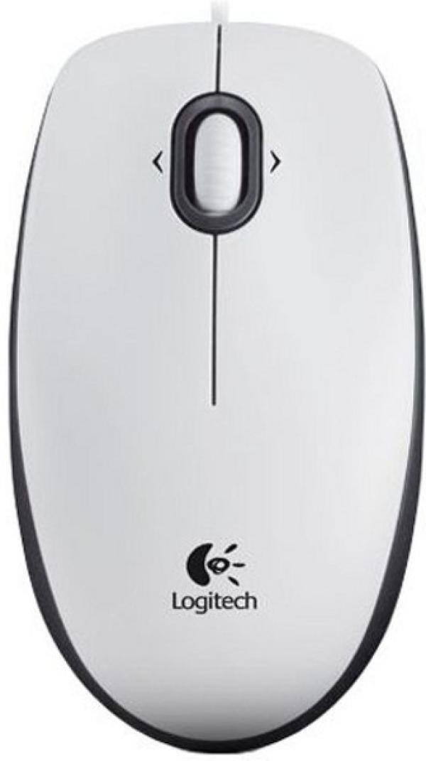 Мышь оптическая Logitech M100, USB, 3 кнопки, колесо <>, 1000dpi, белый, 910-001605