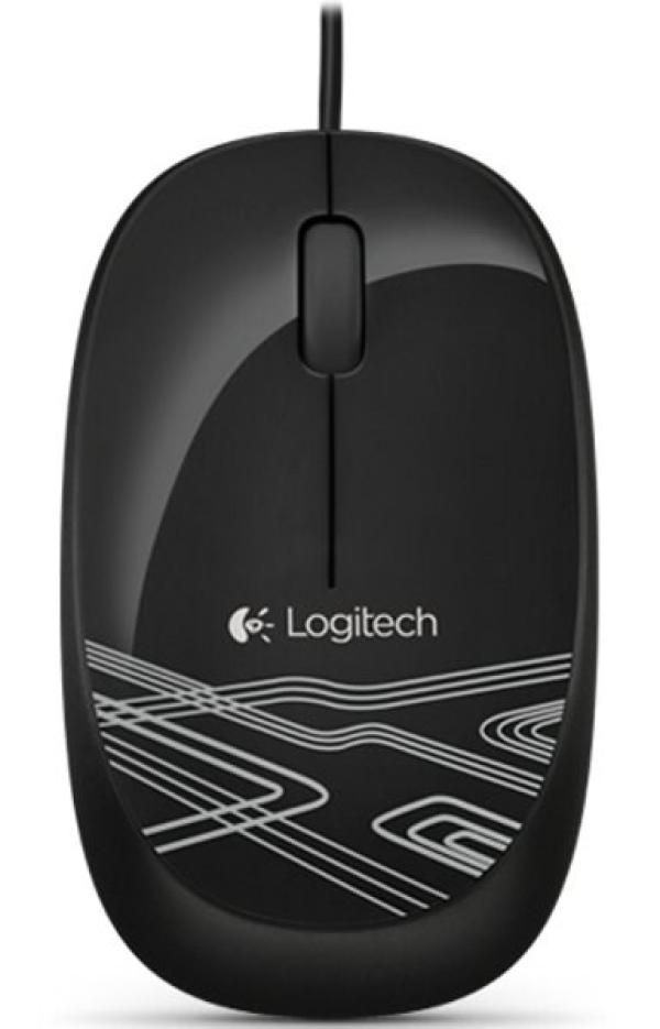 Мышь оптическая Logitech M105, USB, 3 кнопки, колесо, 1000dpi, черный с рисунком, 910-003116