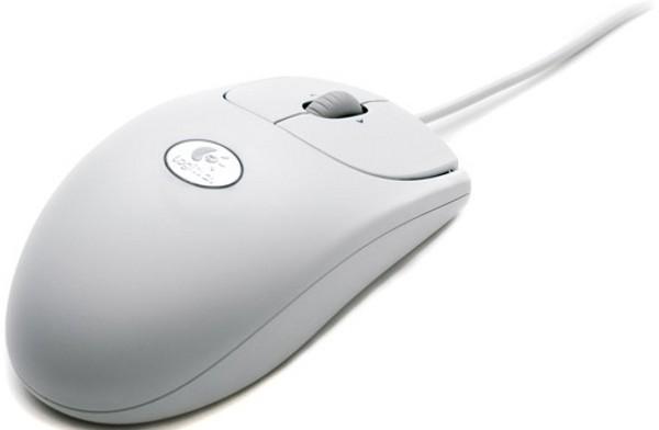 Мышь оптическая Logitech RX250, USB+PS/2, 3 кнопки, колесо <>, 1000dpi, белый, 910-000185