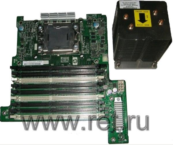 Опциональный комплект HP 504323-001/ 519326-001, система охлаждения процессора для сервера ML330G6