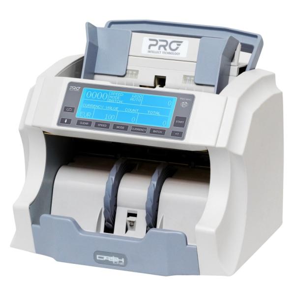 Счетчик банкнот Pro MAC, проверка по размеру банкноты, наличию УФ меток, оптической плотности, фиксируемая сумма фасовки, 600/9000/1200 купюр в минуту