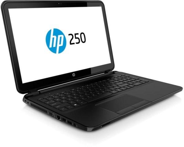 Ноутбук 15" HP 250 (F0Y77EA), Pentium N3510 2.0 4GB 750GB DVD-RW 2*USB2.0/USB3.0 LAN WiFi BT HDMI/VGA камера SD 2.5кг DOS черный