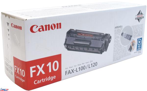 Картридж Canon FX-10, для Canon i-SENSYS MF40xx/41xx/42xx/43xx, Fax L100/L120/140/160, оригинальный, 2000стр