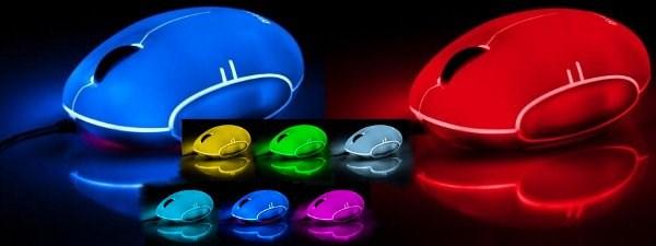 Мышь оптическая Defender Rainbow MS-770L Chrome, USB, 3 кнопки, колесо, 1000dpi, для ноутбука, подсветка, серебристый