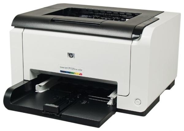 Принтер лазерный цветной HP Color LaserJet Pro CP1025nw (CE918A), A4, 600dpi, 16/4стр/мин, 128MB, LAN, USB2.0, WiFi, 15000стр/мес