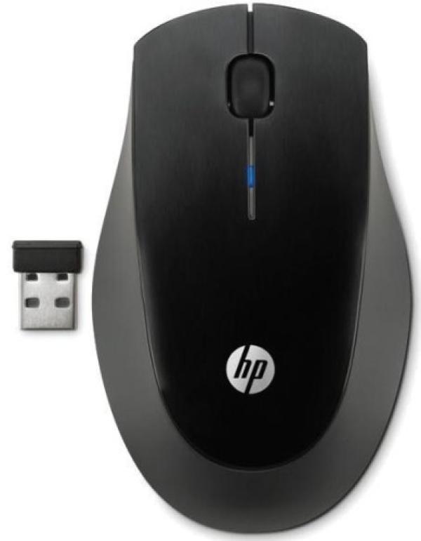 Мышь беспроводная оптическая HP X3900, USB, 3 кнопки, колесо, FM 10м, 1200dpi, 1*AA, черный, H5Q72AA