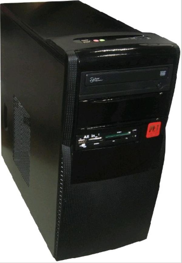 Компьютер РЕТ, Athlon II X2 340 3.2/ ASUS F2A55 Звук Видео LAN1Gb/ DDR3 4GB/ HD7730 1GB/ 500GB / DVD-RW/ CF/MMC/MS/SD/xD/ YY mATX 350Вт USB2.0 Audio черный-серебристый W7HB