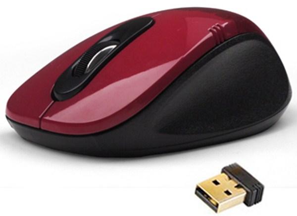Мышь беспроводная оптическая G-Cube G3 Generation G7G-60R, USB, 3 кнопки, колесо, FM 15м, 1600dpi, 2*AAA, для ноутбука, красный
