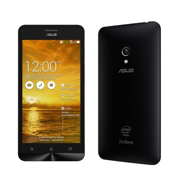 Смартфон 2*sim ASUS ZenFone 5 (A501CG-2A226RUS), 2*1.6ГГц, 16GB, 5" 1280*720, SD-micro/SDHC-micro, GSM/3G, GPS, BT, WiFi, G-sensor, 2 камеры 8/2Мпикс, Android 4.3, 72.8*148.2*10.3мм 145г, черный