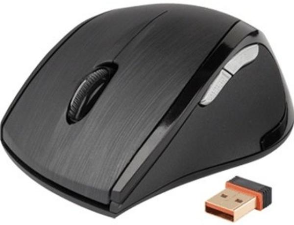 Мышь беспроводная оптическая A4 Tech G7-750N-1, USB, 5 кнопок, колесо, FM 15м, 2000/1600/1200/1000/800dpi, 2*AAA, для ноутбука, программируемая, функция ПДУ, серый