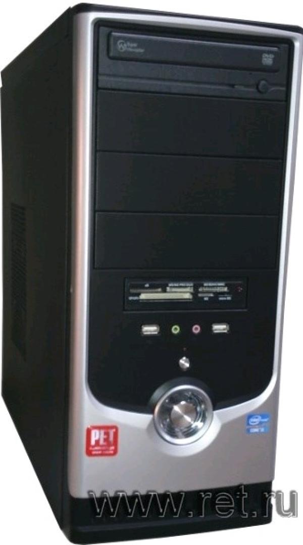 Компьютер Эверест, Core i3-4130 3.4/ H81 Звук LAN1Gb/ DDR3 4GB/ Gf GTX650 1GB/ 1TB / DVD-RW/ CF/MMC/MS/SD/xD/ ATX 500Вт USB2.0 Audio черный-серебристый
