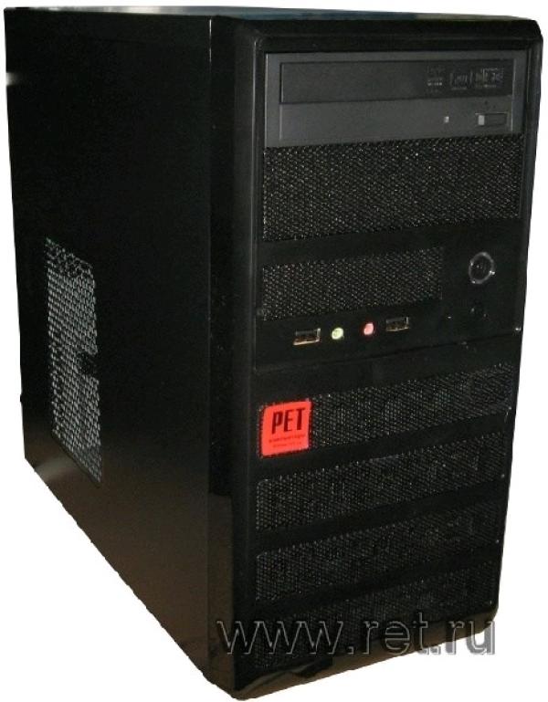 Компьютер Эверест, Pentium G2020 2.9/ ASUS H61M Звук Видео LAN1Gb/ DDR3 2GB/ Gf GT610 1GB/ 500GB / DVD-RW/ mATX 350Вт USB2.0 Audio черный-серебристый W7HP