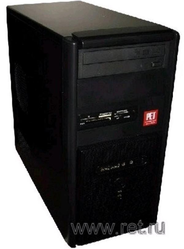 Компьютер Эверест, Pentium G2130 3.2/ ASUS H61M Звук Видео LAN1Gb/ DDR3 4GB/ Gf GT610 1GB/ 500GB / DVD-RW/ CF/MMC/MS/SD/xD/ YY mATX 350Вт USB2.0 Audio черный-серебристый