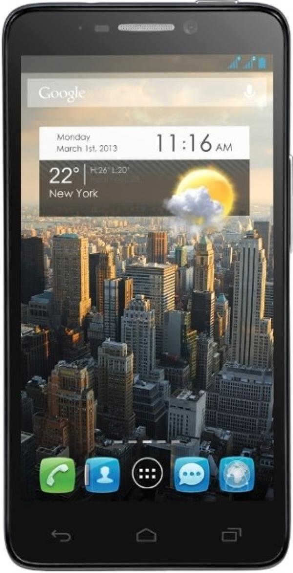 Смартфон 2*sim Alcatel One Touch IDOL (6030D), 2*1ГГц, 16GB, 4.7" 960*540, SD-micro, GSM/3G, GPS, BT, WiFi, G-sensor, радио, 2 камеры 8/2Мпикс, Android 4.1, 68*133*8мм 110г, 415/7.2ч, черный