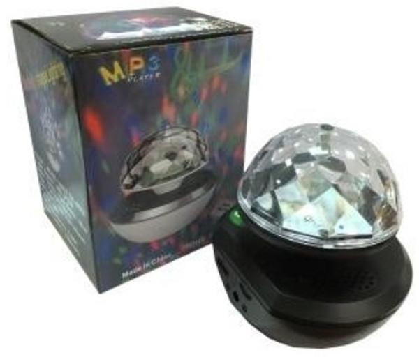 LED эффект Magic Ball Light RZ-074/ME10/ME16, 3RGB*1W, зеленый/красный/синий, mp3 плеер, USB/SD, карта памяти