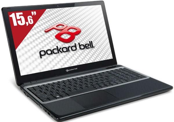 Ноутбук 15" Packard Bell (Acer) EasyNote TE69KB-12502G32Mnsk, E1-2500 1.4 2GB 320GB HD8240 DVD-RW 2USB2.0/USB3.0 LAN WiFi BT HDMI/VGA камера SD 2.2кг Linux серебристый-черный