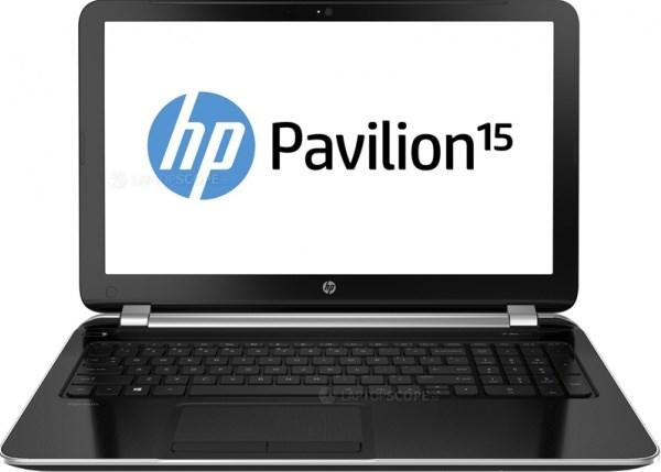 Ноутбук 15" HP Pavilion 15-n277sr (F9F42EA), Core i5-4200U 1.6 4GB 500GB iHD4400 HD8670M 1GB DVD-RW USB2.0/2USB3.0 LAN WiFi BT HDMI камера MMC/SD 2.3кг W8 серебристый-черный