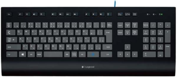 Клавиатура Logitech Comfort Keyboard K290, USB, подставка для запястий, Slim, влагозащищенная, черный, 920-005194