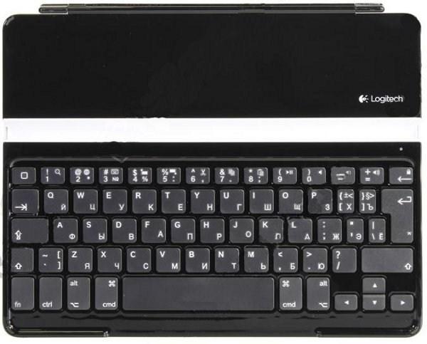 Клавиатура беспроводная Logitech Ultrathin Keyboard Cover, USB, BT, slim, для iPad, аккумулятор, компактная, серебристый-черный, 920-004236