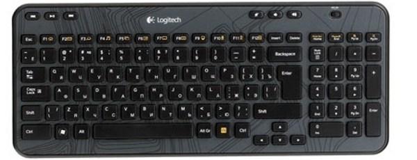 Клавиатура беспроводная Logitech Wireless Keyboard K360, USB, FM, Multimedia 6 кнопок, 2*AA, черный, 920-003095