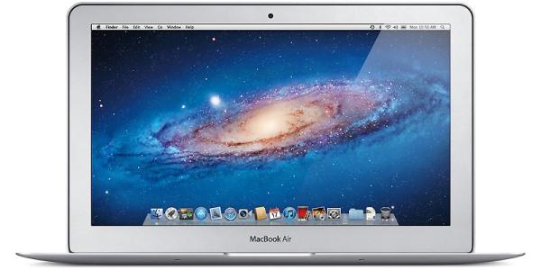 Ноутбук 11" Apple Macbook Air MD712, Intel Core i5 1.3 4GB 256GB SSD iHD5000 2*USB3.0 WiFi BT камера подсветка клавиатуры 1.08кг MacOS X серебристый