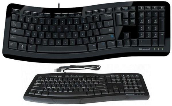 Клавиатура Microsoft Comfort Curve Keyboard 3000, USB, Multimedia 4 кнопки, эргономичная, черный, 3TJ-00012/00028