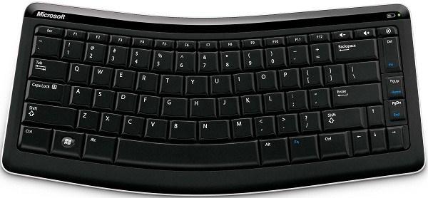 Клавиатура беспроводная Microsoft Sculpt Mobile Keyboard, BT, эргономичная, для Android/iPad, компактная, черный, T9T-00017