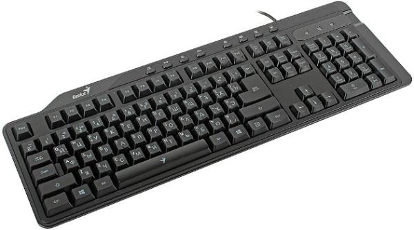 Клавиатура Genius KB-G255, USB, Multimedia 8 кнопок, влагозащищенная, подсветка, черный
