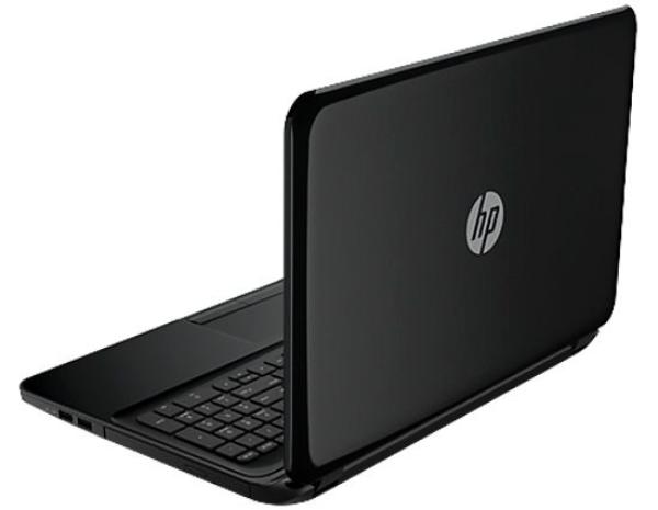 Ноутбук 15" HP 15-g001sr (F7R95EA), AMD E1-2100 1.0 2GB 500GB HD8210 DVD-RW 2USB2.0/USB3.0 LAN WiFi BT HDMI камера SD 2.23кг W8.1 черный